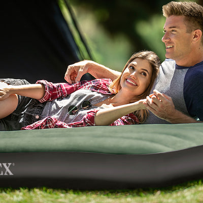 Intex Durabeam Expedition Inflatable Mattress Air Bed w/ Pump, Full (Open Box)