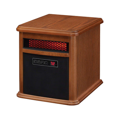Duraflame 1500 Watt 5200 BTU Electric Infrared Quartz Heater, Oak (Open Box)
