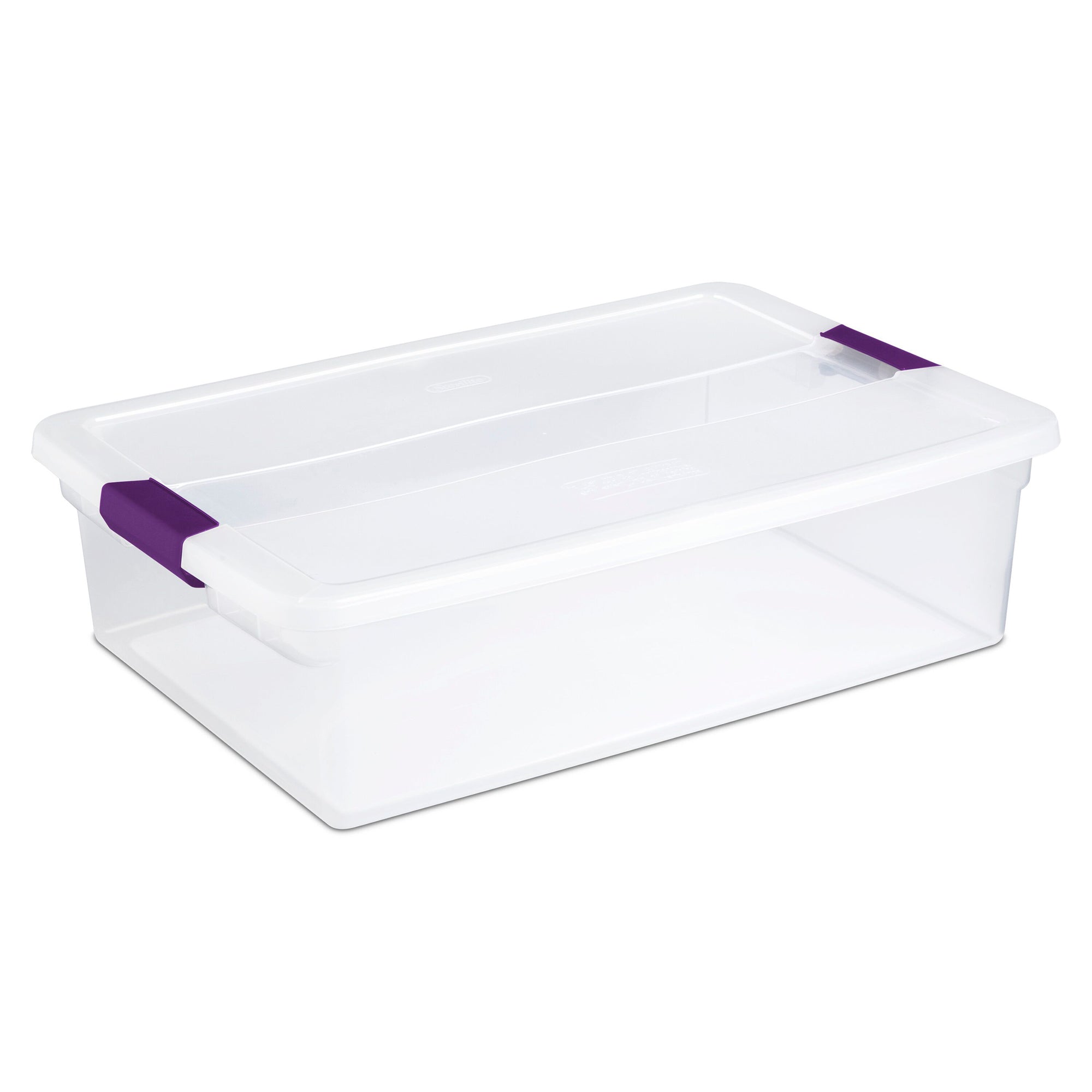 Sterilite 32 Quart Clear View Latch Lid Stackable Storage Container (Open Box)