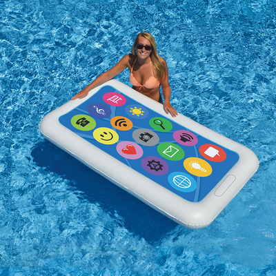 Swimline Smart Phone Float Inflatable Adult Swimming Pool Water Floating Raft