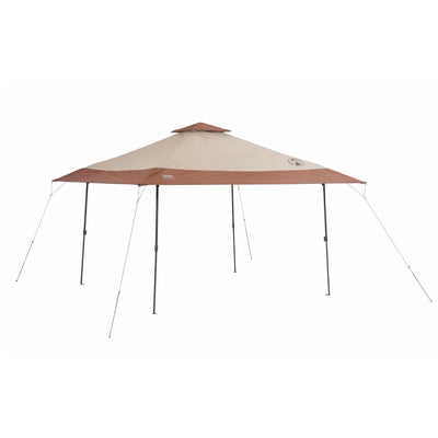 Coleman Camping Tailgating BBQ Eaved Instant Canopy Shelter 13x13' (Open Box)