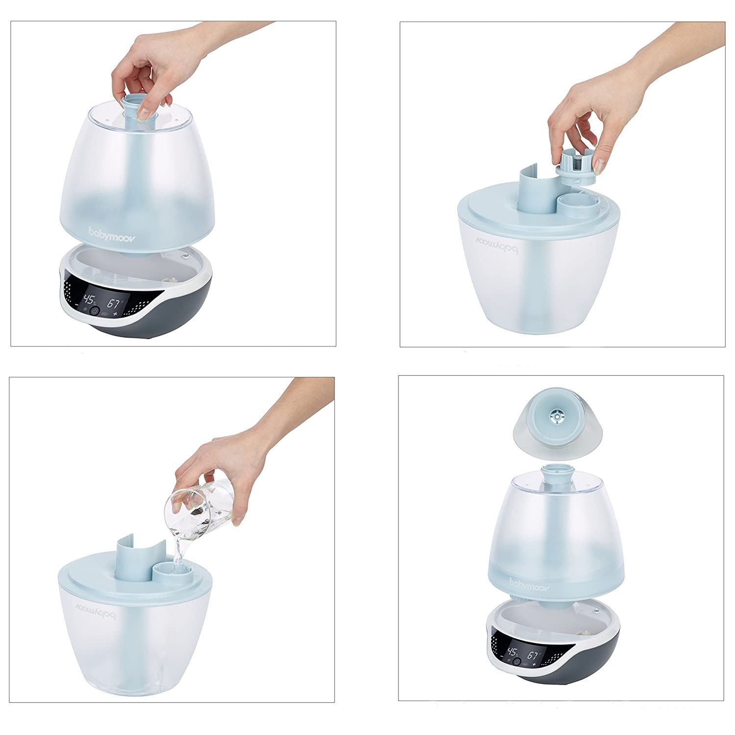 Hygro Plus Cool Mist Humidifier w/ Night Light & Essential Oil Diffuser (Used) - VMInnovations