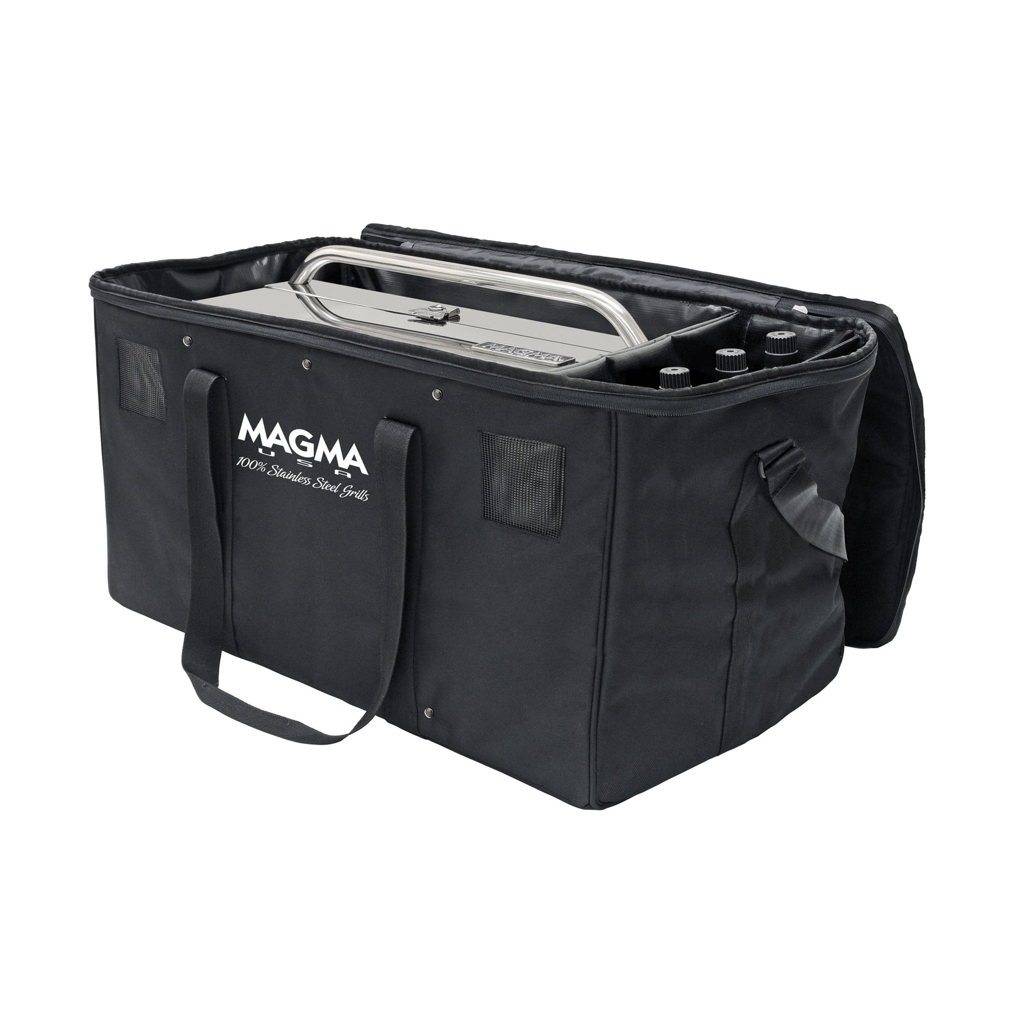 Magma Padded 12 x 18 Inch Rectangular Grill Gear Carrying Case, Black (Open Box)