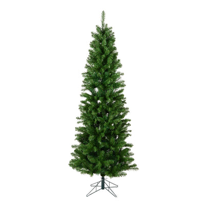 Vickerman Salem Pencil Pine 4.5 Foot Slim Traditional Artificial Christmas Tree