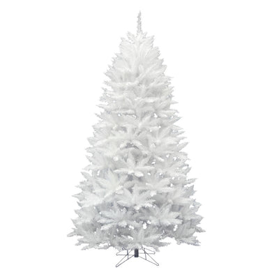 Vickerman Sparkle White Spruce 7.5 Foot Tall Full Body Artificial Christmas Tree
