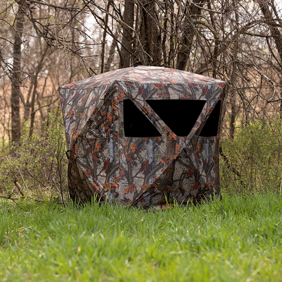 Barronett Blinds 200 Pop Up Hunting Blind Shelter Bloodtrail Woodland (Open Box) - VMInnovations