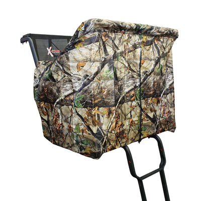 X-Stand Treestands 2 Person Deer Tree Stand DZK Camouflage Blind Kit (Open Box)