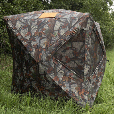 Barronett Blinds Tag Out Pop Up Hunting Blind, Bloodtrail Woodland (Open Box) - VMInnovations