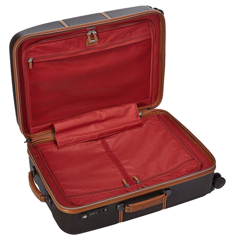 DELSEY Paris Chatelet Hard 24" Checked-Medium Spinner Suitcase, Brown (Used)