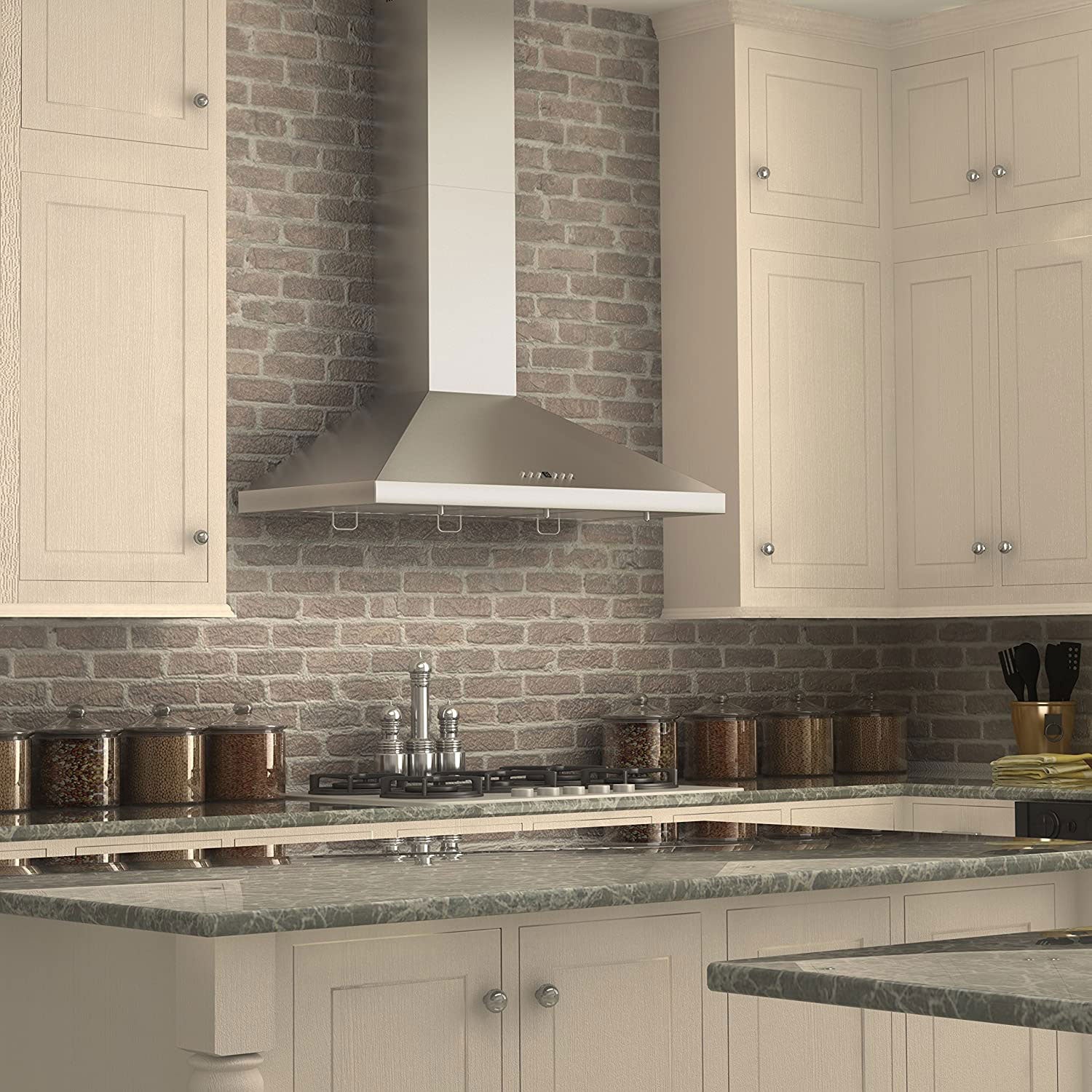 ZLINE KL2CRN 30 Inch Mount Wall Range Hood With Crown Molding, Stainless Steel