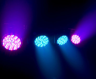 CHAUVET 4 BAR LED Stage Light System w/ Case, Foot Switch & Tripod (Refurbished)