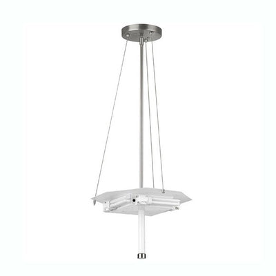 Philips Forecast Taylor 3 Light Ceiling Pendant Fixture, Satin Nickel Finish