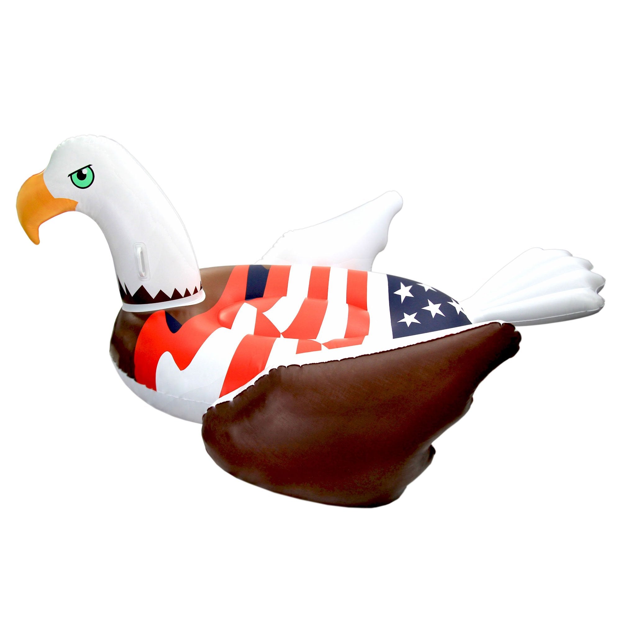 Swimline Inflatable Giant American Bald Eagle Float & Giant Baseball Glove Float - VMInnovations