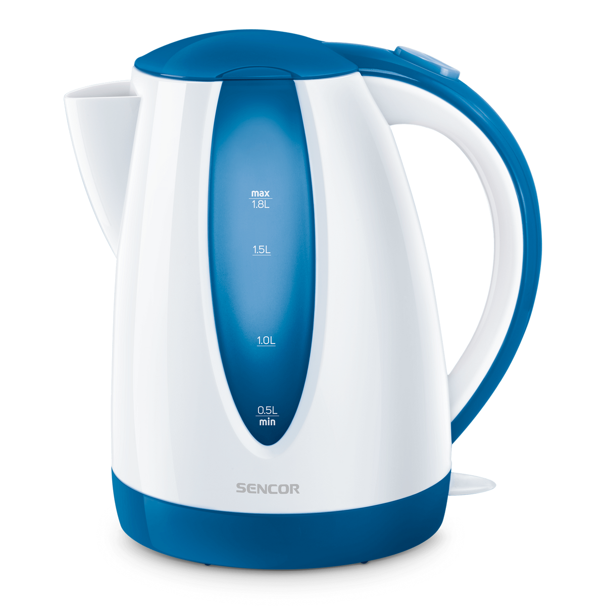 Sencor 1200 Watt 1.8 Liter Electric Kettle with Auto Shutoff, Blue (Open Box)