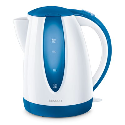 Sencor 1200 Watt 1.8 Liter Electric Kettle with Auto Shutoff, Blue (Open Box)