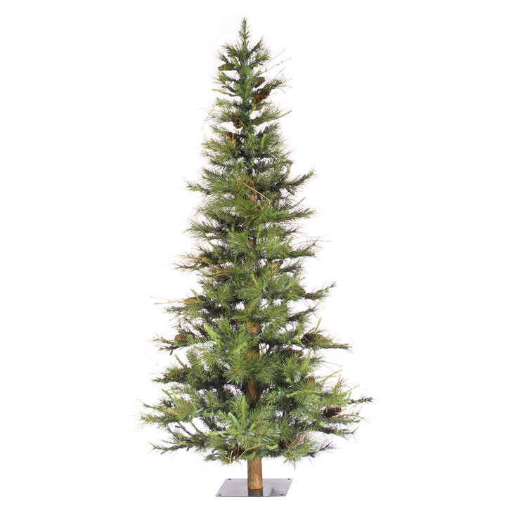 Vickerman Ashland 6 Foot Unlit Slim Pencil Artificial Christmas Tree (Open Box)