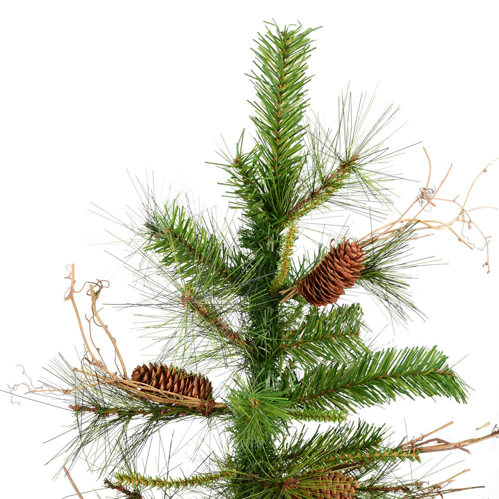Vickerman Ashland 6 Foot Unlit Slim Pencil Artificial Christmas Tree (Open Box) - VMInnovations