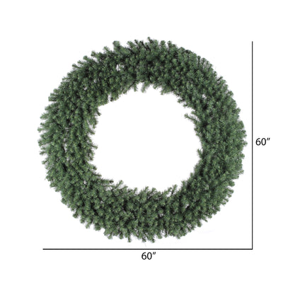 Vickerman Douglas Fir 60 Inch Artificial Unlit Holiday Decor Wreath (Open Box)