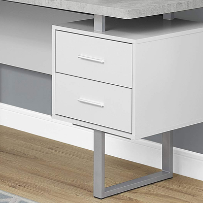 Monarch Specialties 70In Contemporary Office Computer Desk, White  (3 Pack)