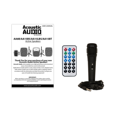 Acoustic Audio by Goldwood Bluetooth Speaker (2 Pack) w/Pro Audio Stereo Cables - VMInnovations