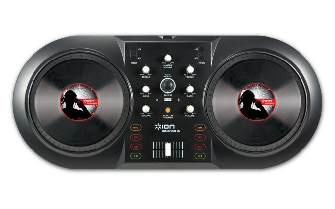 ION AUDIO iCUE3 DISCOVER DJ USB Turntable Computer Syst