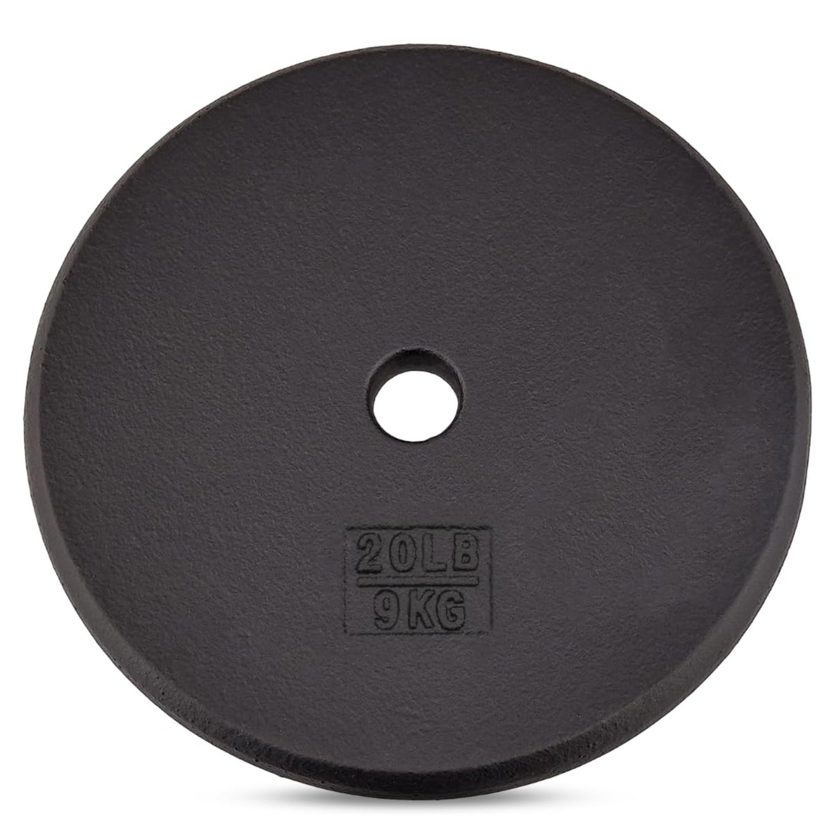 Yes4All Single Cast Iron Barbell Weight Plate with 1" Center Hole 20 lbs. (Used)