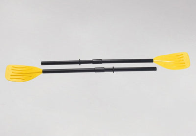 Intex 3 Person Fishing Raft w/ Pump & Oars & 2 Person Raft Set w/ 2 Oars & Pump