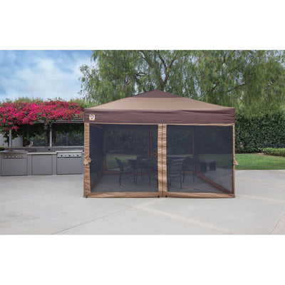 Z-Shade 10 x 10 Foot Lawn and Garden Outdoor Portable Canopy with Skirts (Used) - VMInnovations