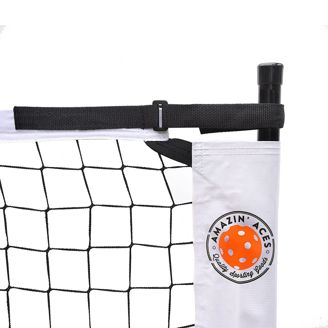 Amazin' Aces Portable Pickleball Net w/ Easy Snap Metal Frame, Carry Bag (Used)