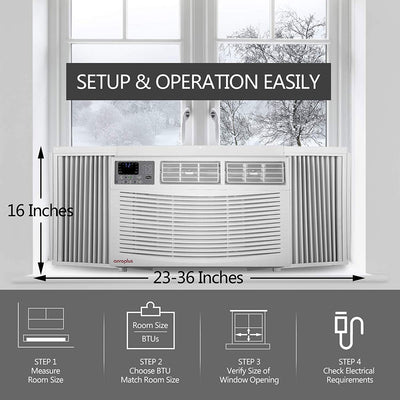 Aeroplus 350 Sq Ft 8000 BTU Window Air Conditioner and Dehumidifier (Used)