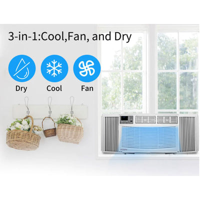 Aeroplus 350 Sq Ft 8000 BTU Window Air Conditioner and Dehumidifier (Used)