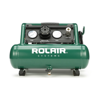Rolair 1 Gallon 0.5HP 90 PSI Portable Pump Electric Air Compressor (Open Box)