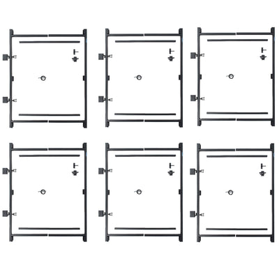 Adjust-A-Gate Steel Frame Gate Kit, 36"-60" Wide Opening Up To 7' High (6 Pack)