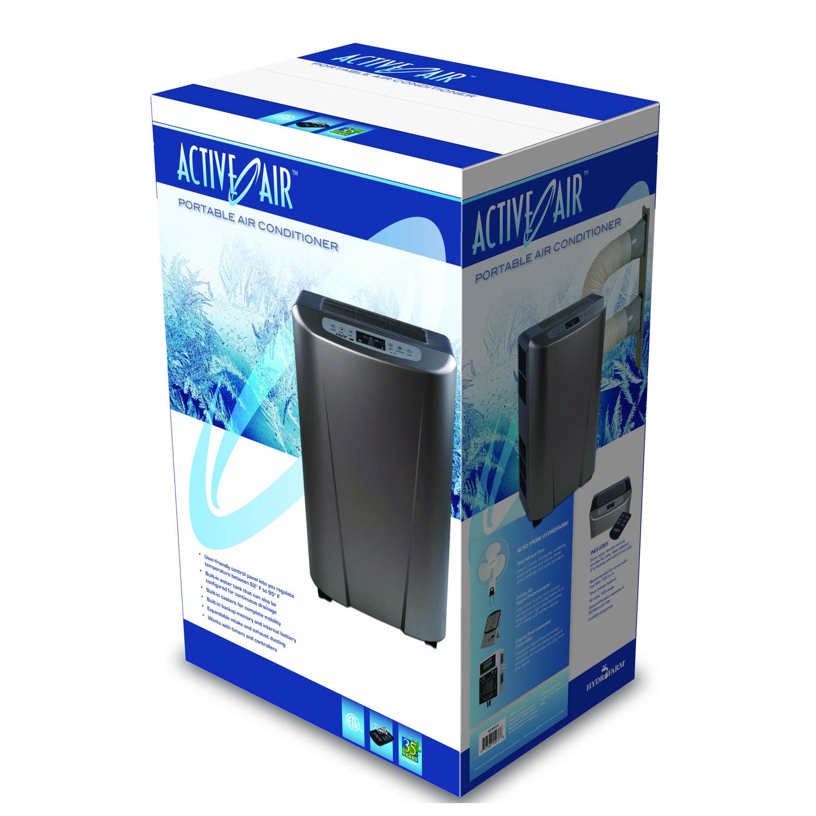 Active Air Portable Digital 14,000 BTU AC Air Conditioner w/ Remote (Open Box)