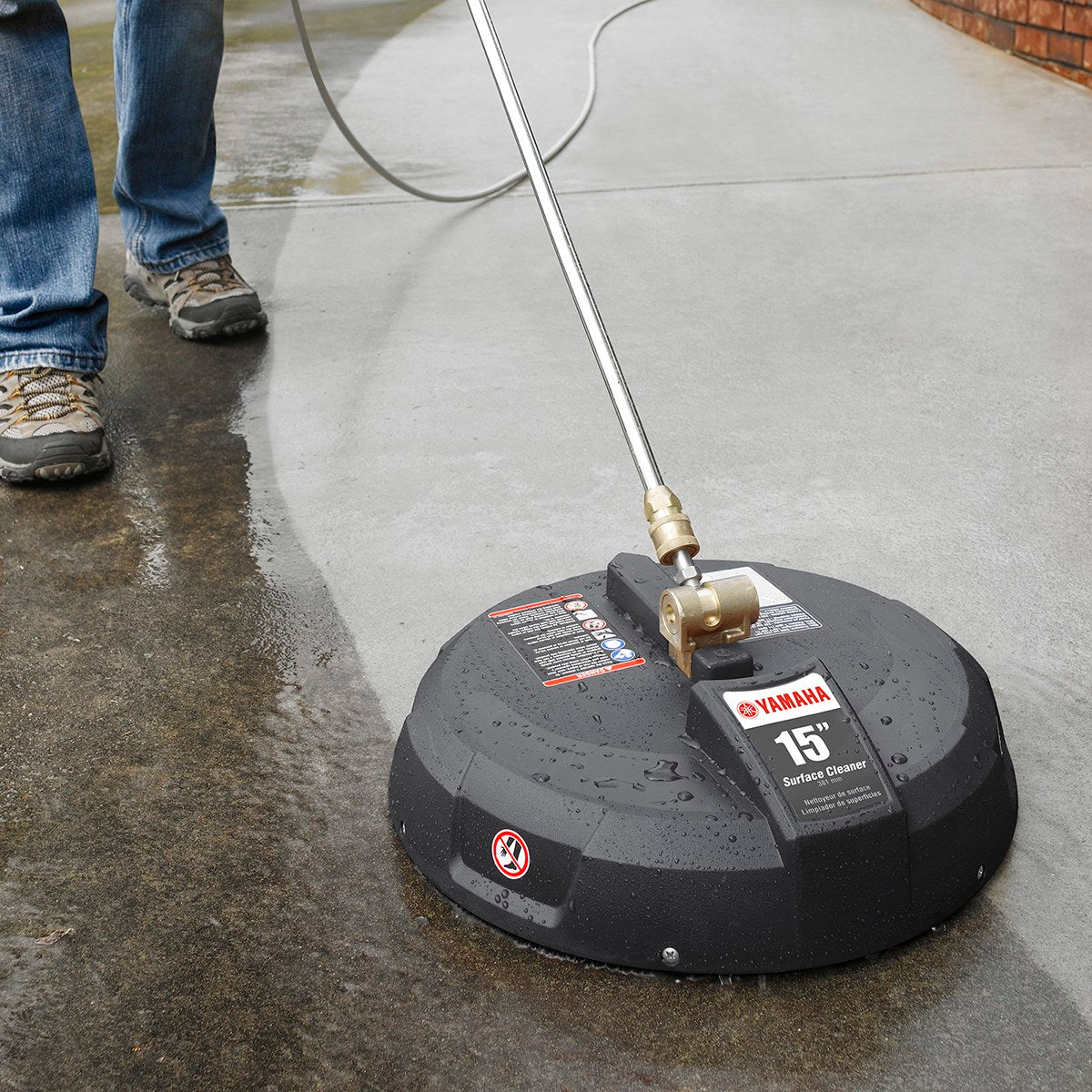 Yamaha 15 Inch Surface Cleaner Pressure Washer Attachment Rotating Nozzles(Used)