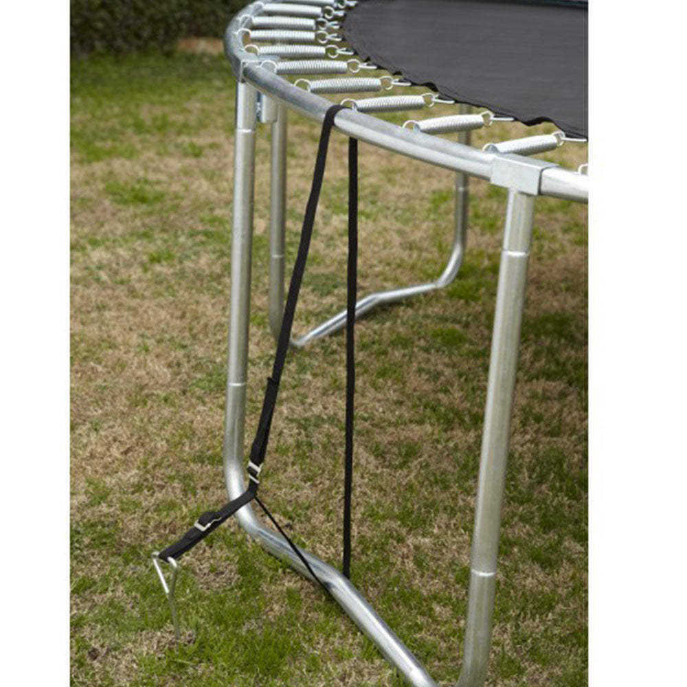 JumpKing ACC-AK Anchor Tie to Ground Kit for Trampolines in Windy Areas (4 Pack)