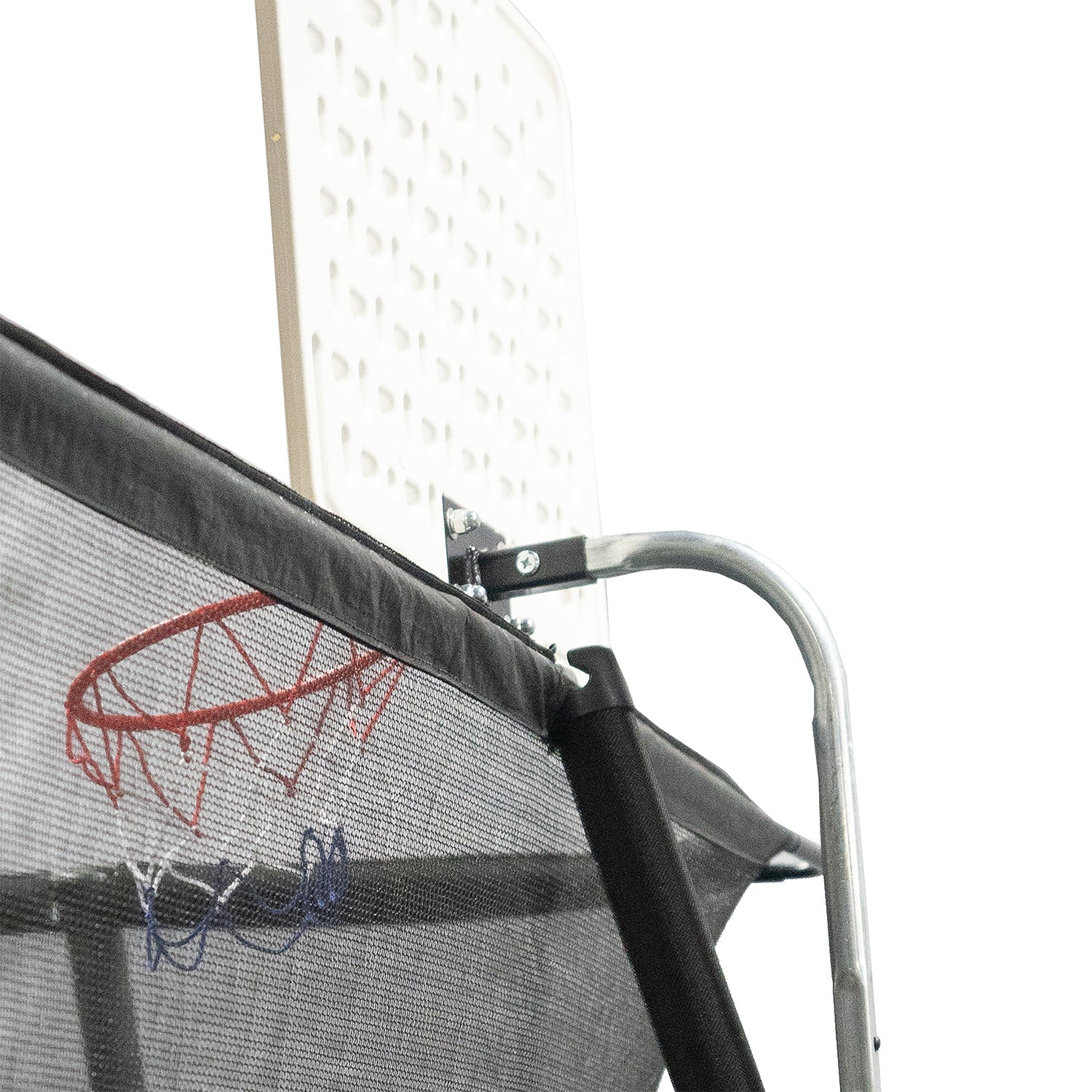 JumpKing Universal Adjustable Trampoline Basketball Hoop w/ Ball (Open Box)