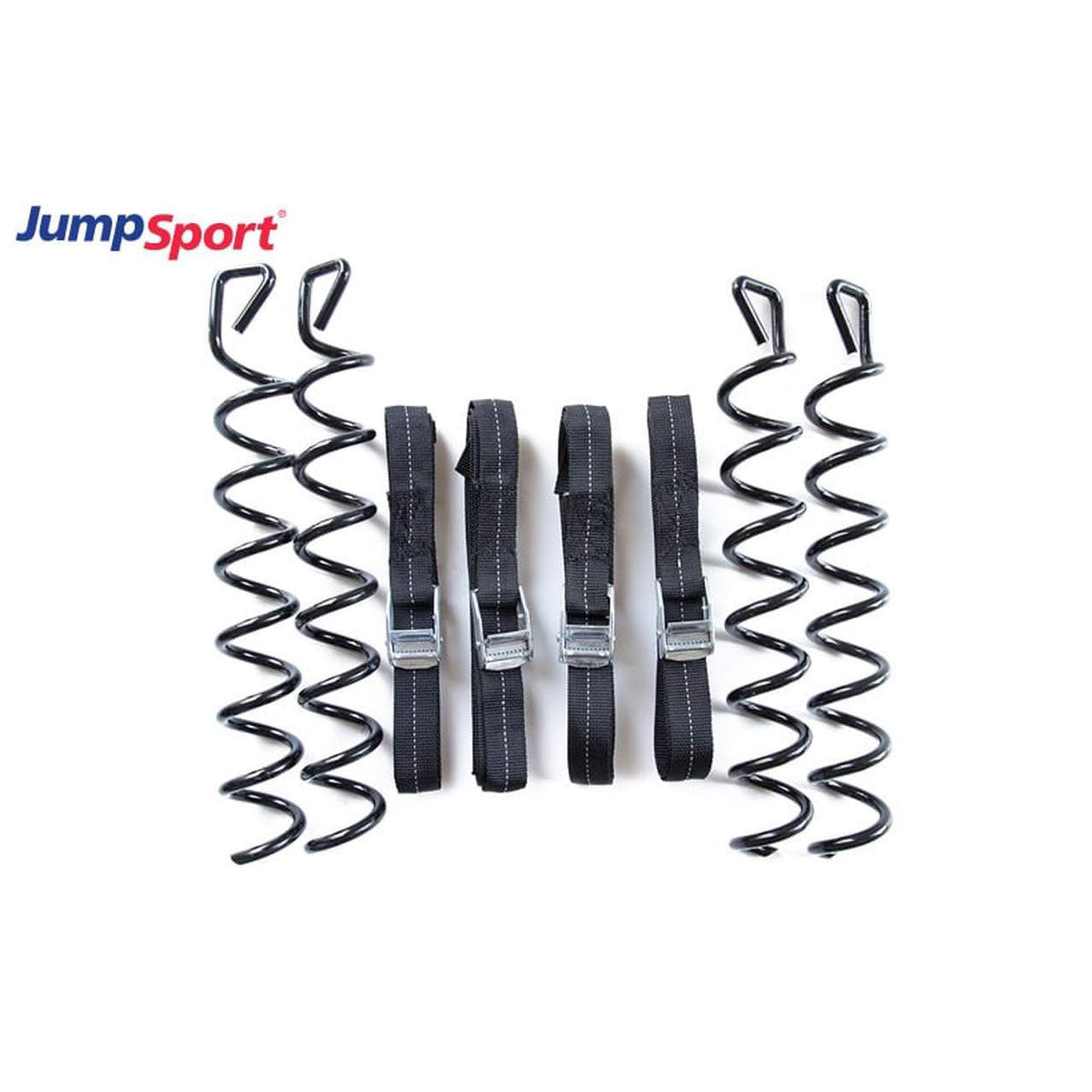 JumpSport Heavy Duty Trampoline Anchor Safety Kit - Set of 4 Screws and Straps - VMInnovations