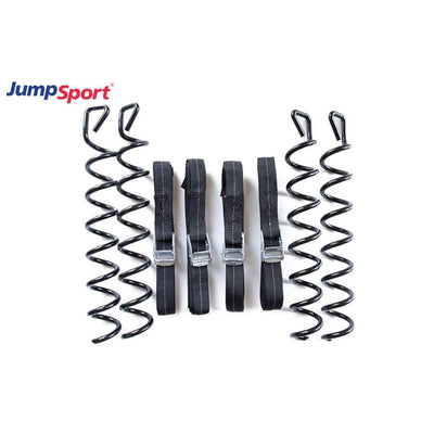 JumpSport Heavy Duty Trampoline Anchor Safety Kit - Set of 4 Screws and Straps - VMInnovations