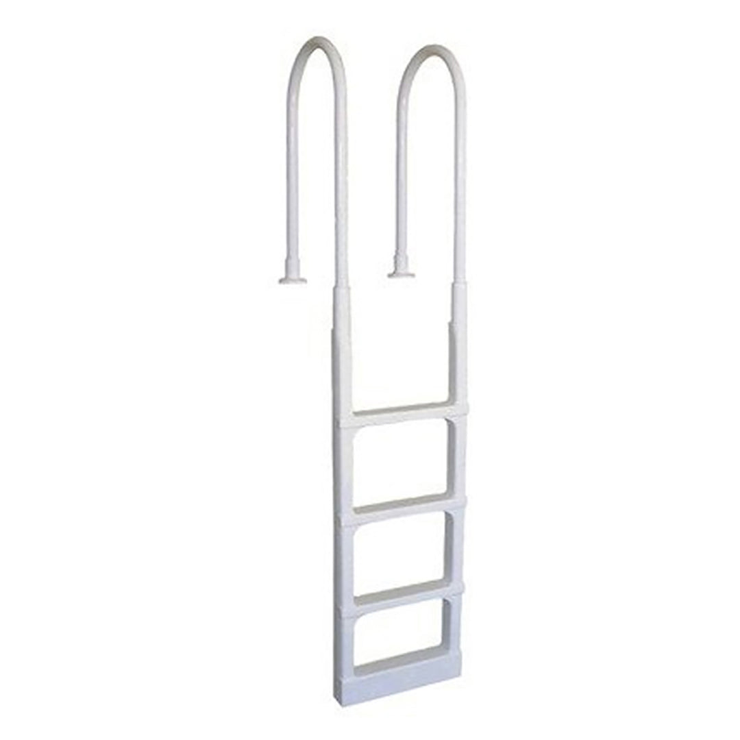 New Main Access 200300 ProSeries Above Ground Swimming Pool Step Ladder, White