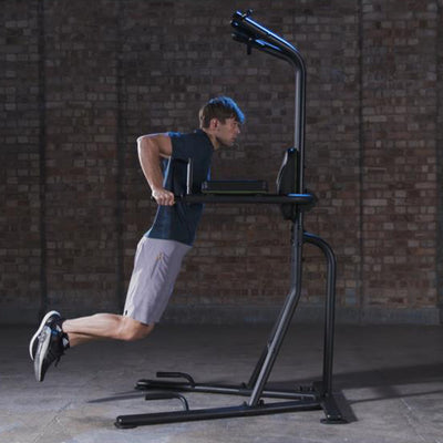 adidas Performance Power Tower for Chest, Arms, Back, and Abs with Scan to Train