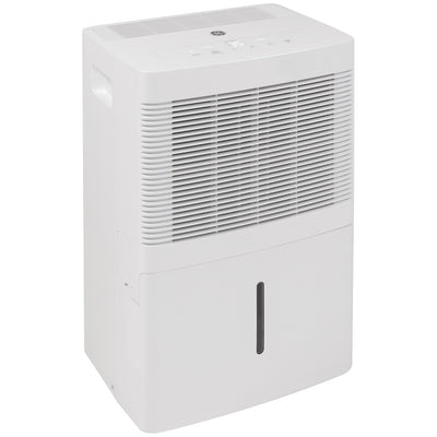 GE ADEW30LW Portable Home Dehumidifier, 30 Pints, White (Certified Refurbished)