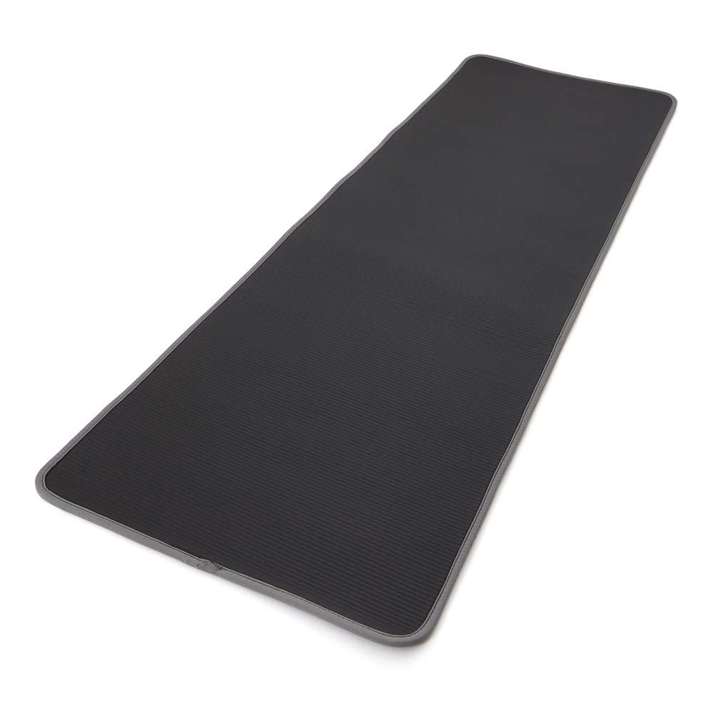 Adidas Training Mat Cushioned Exercise Yoga Mat with Carry Strap, Gray(Open Box)