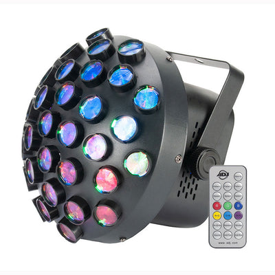 ADJ Contour Mirror Ball Multi Color DJ Dance Floor Party Light Fixture (4 Pack)