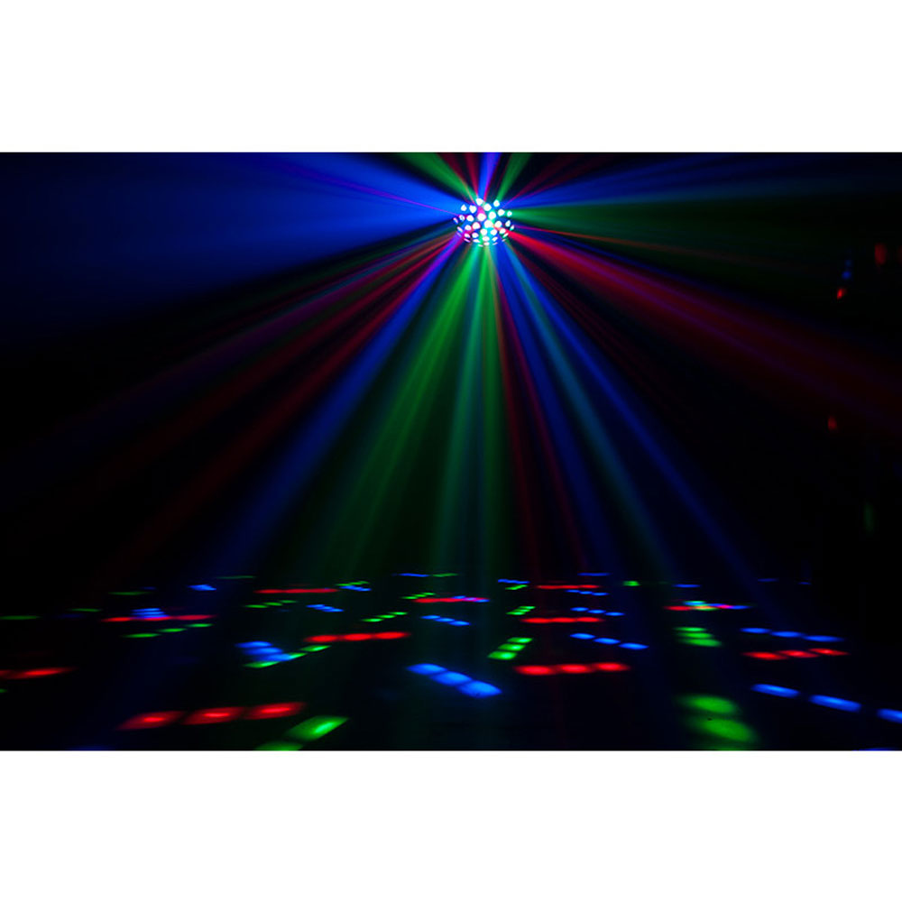 ADJ Contour Mirror Ball Multi Color DJ Dance Floor Party Light Fixture (2 Pack)