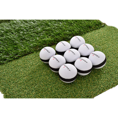 Rukket Sports Tri-Turf Golf Portable Hitting Practice Turf Mat with Tees & Balls