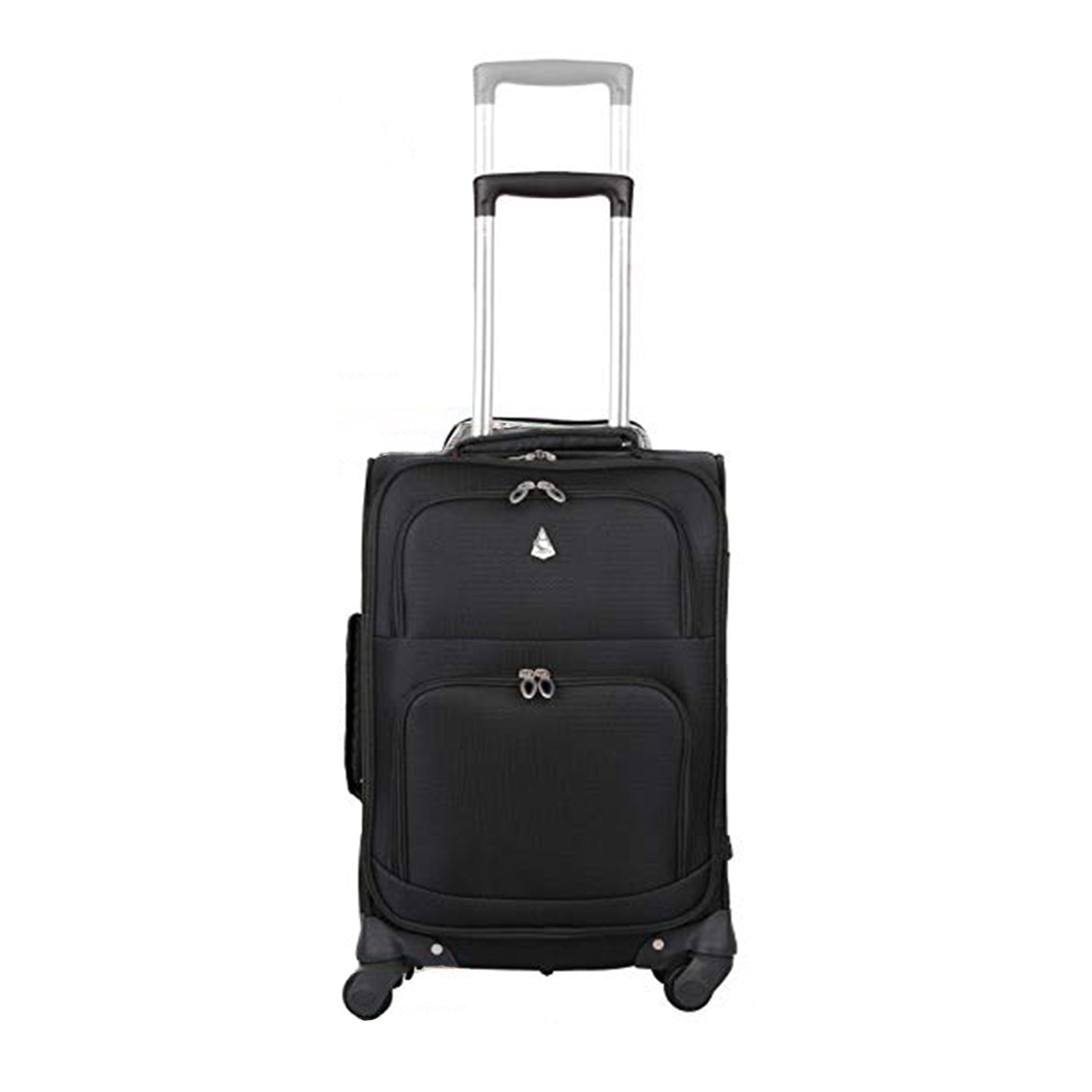 Aerolite Maximum Allowance Airline Approved Carryon Suitcase, Black (Open Box)