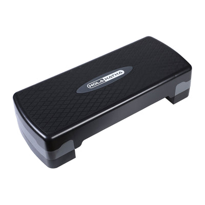 HolaHatha Aerobic Step Platform Fitness Equipment w/ Adjustable Height (Used) - VMInnovations