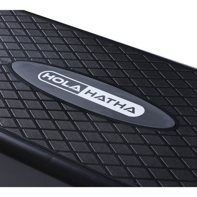 HolaHatha Aerobic Step Platform Fitness Equipment w/ Adjustable Height (Used) - VMInnovations