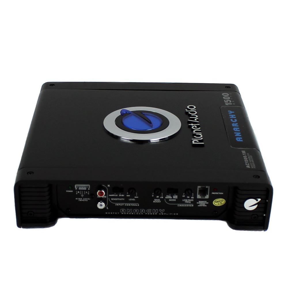 Planet Audio 10 Inch Subwoofer (2 Pack) & AC15001M Car Audio Amplifier w/ Remote